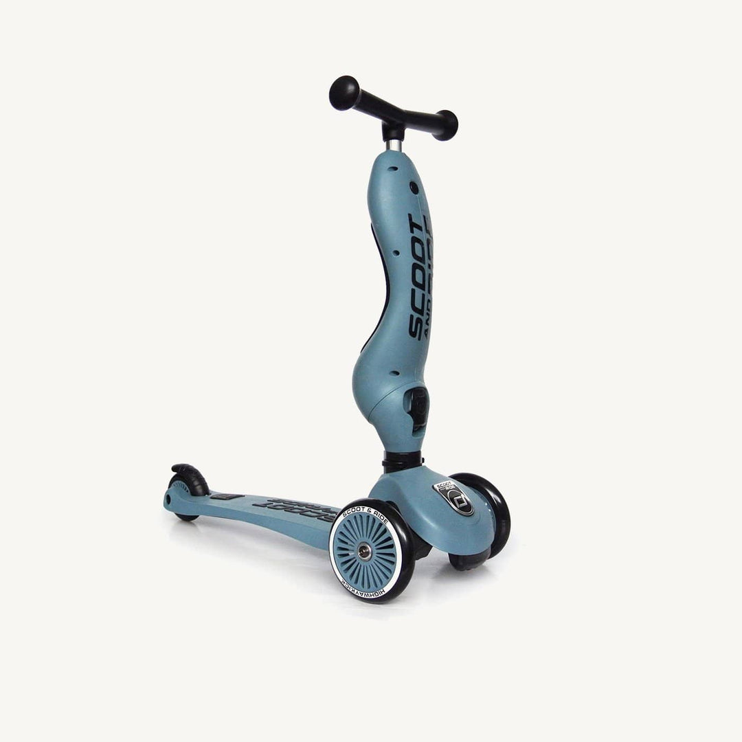 Scoot and Ride 2 in 1 Balance Bike / Scooter - Highwaykick 1 in Steel - All Mamas Children