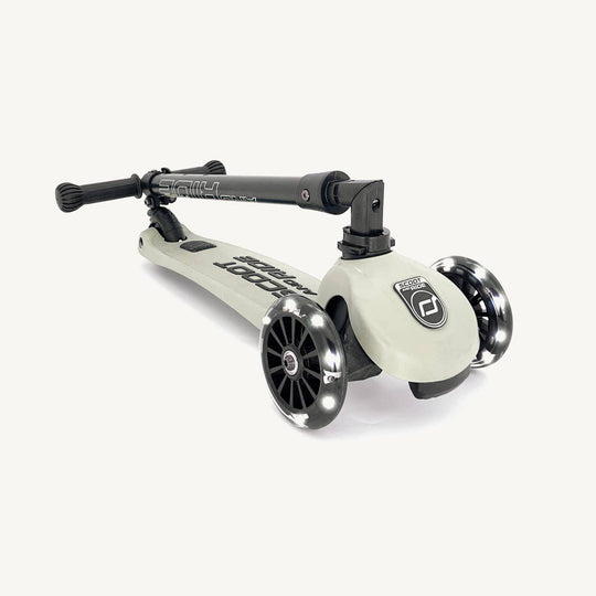 Scoot and Ride Scooter - Highwaykick 3 LED in Ash - All Mamas Children
