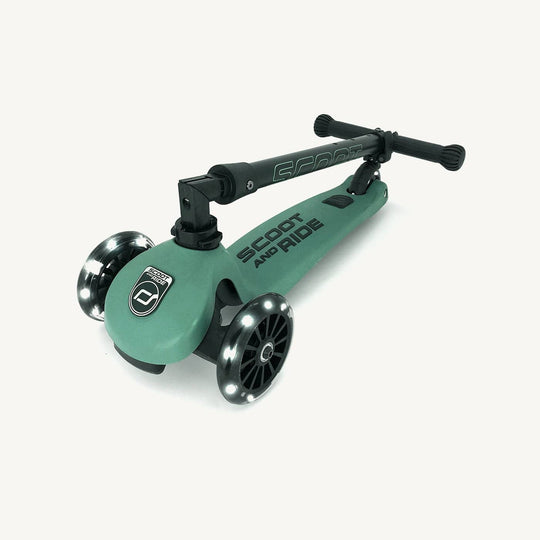 Scoot and Ride Scooter - Highwaykick 3 LED in Forest - All Mamas Children