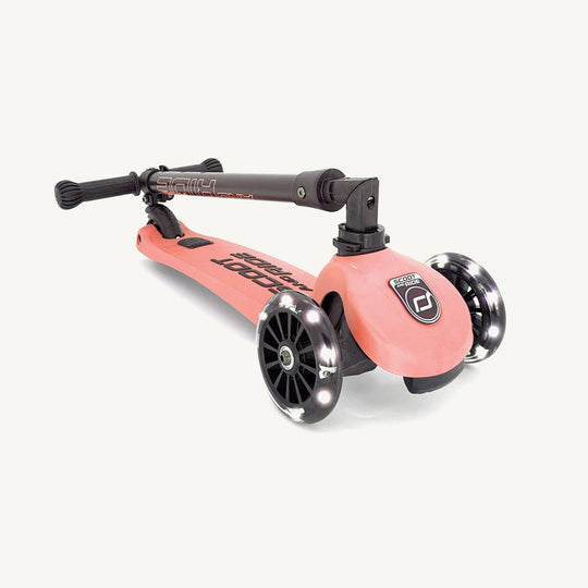 Scoot and Ride Scooter - Highwaykick 3 LED in Peach - All Mamas Children