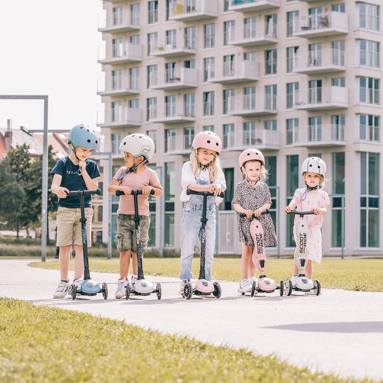 Scoot and Ride Scooter - Highwaykick 3 LED in Steel - All Mamas Children