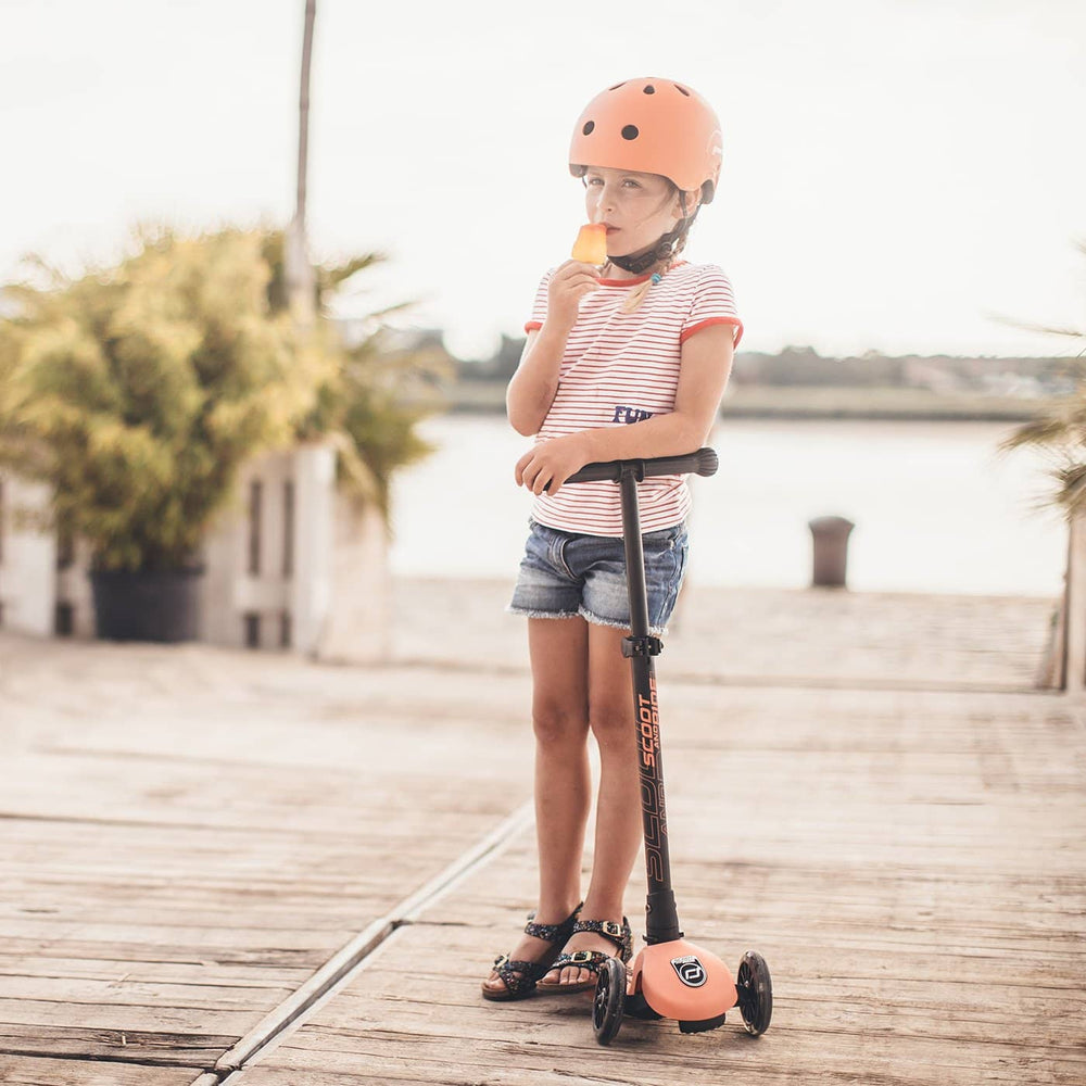 Scoot and Ride Helmet with LED Light S/M - Peach - All Mamas Children