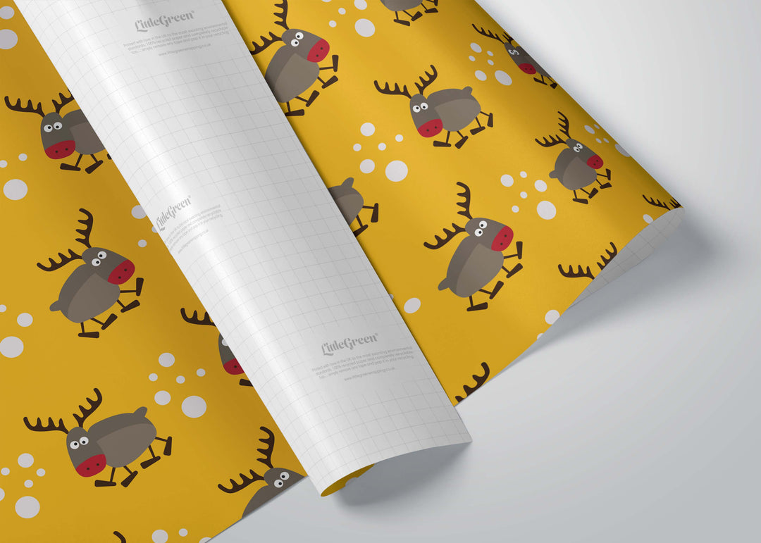 Reindeer & Robins Recyclable Wrapping Paper & Tags - All Mamas Children