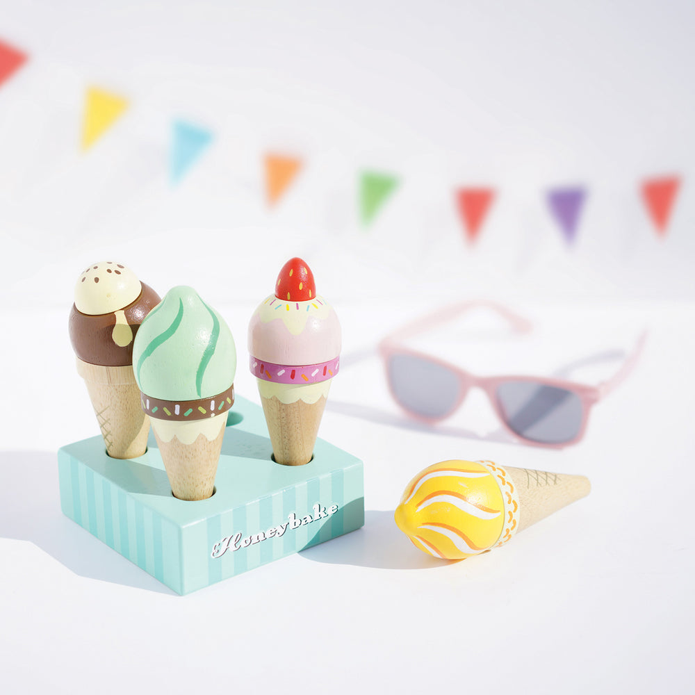 Le Toy Van - Honeybake Wooden Ice Creams - All Mamas Children